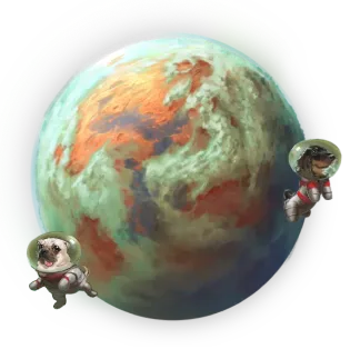 footer planet